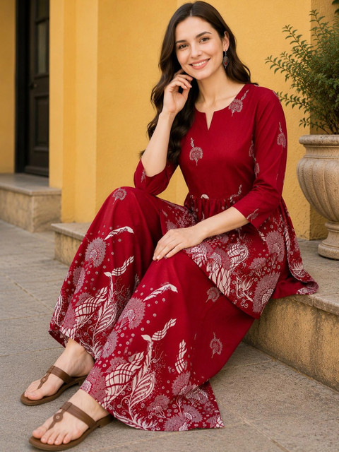 DSK STUDIO Printed Tunic with Palazzos - Image 4