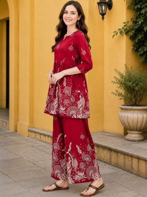DSK STUDIO Printed Tunic with Palazzos - Image 3