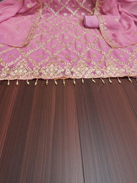 all about you Embroidered Unstitched Dress Material - Image 4