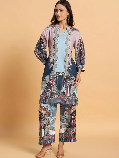 Frolic Rolic Bohemian Printed Tunic with Trousers
