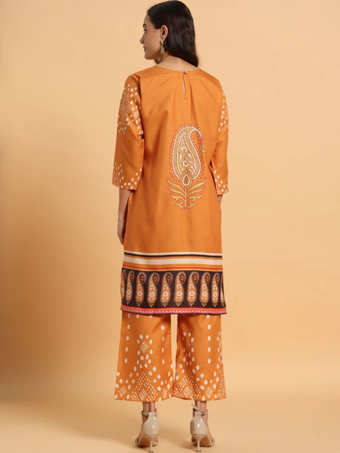 Frolic Rolic Bohemian Printed Tunic with Palazzos - Image 3