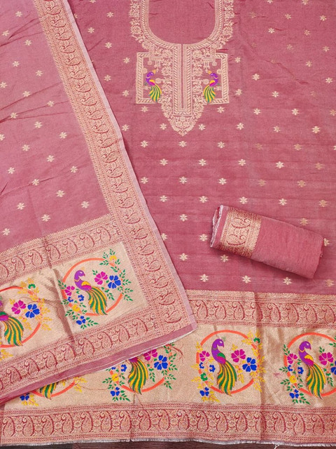 Mitera Pure Cotton Unstitched Dress Material - Image 3