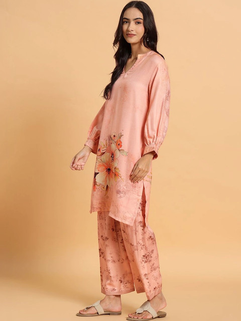 Frolic Rolic Floral Printed Tunic with Palazzos - Image 2