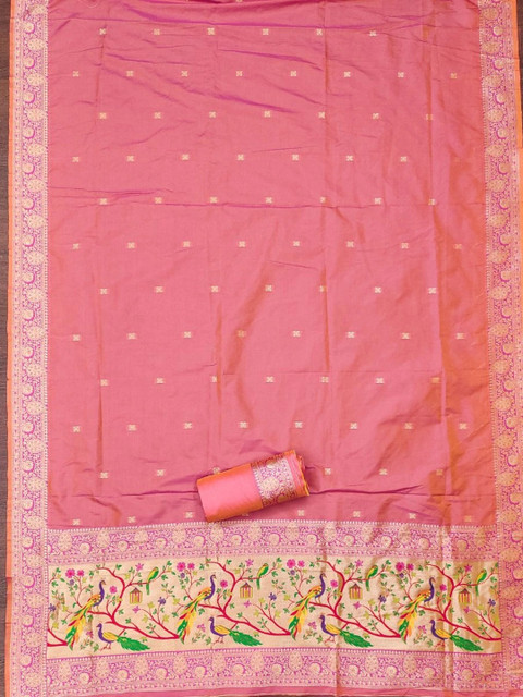 Mitera Pure Silk Unstitched Dress Material - Image 4