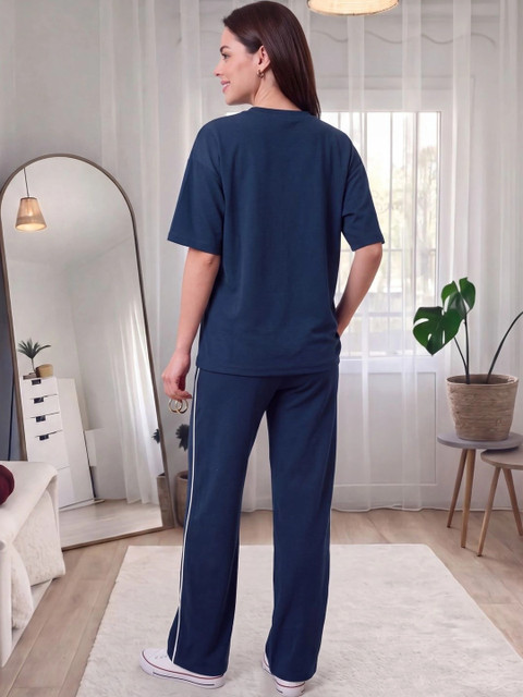 BLACK ROSSY Striped T-shirt with Trousers - Image 4