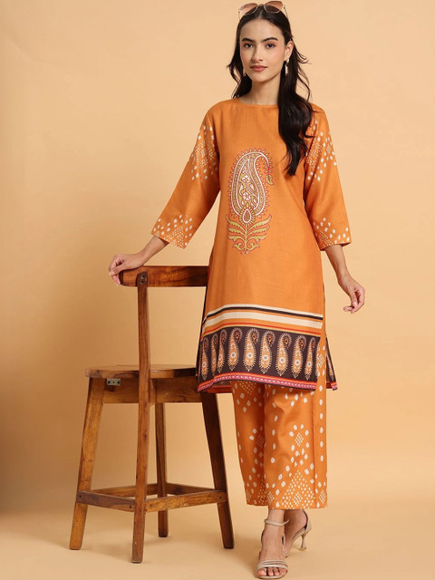 Frolic Rolic Bohemian Printed Tunic with Palazzos - Image 7