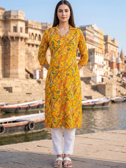 4u Fashion Women Floral Kurta