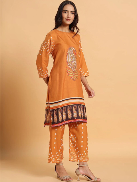 Frolic Rolic Bohemian Printed Tunic with Palazzos - Image 4