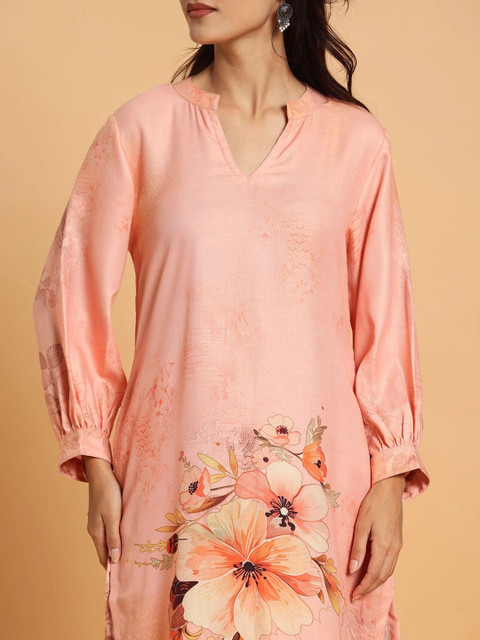 Frolic Rolic Floral Printed Tunic with Palazzos - Image 6