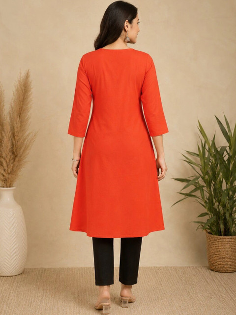 PARNAVI Women Geometric Printed Kurta - Image 3