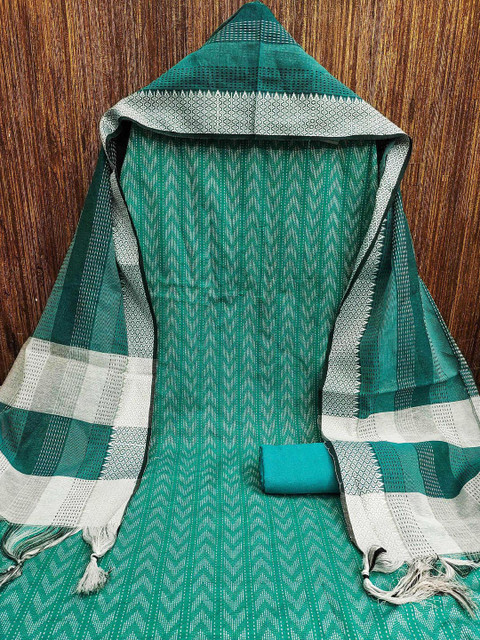 Dhaaga Ghar Printed Pure Cotton Unstitched Dress Material - Image 3