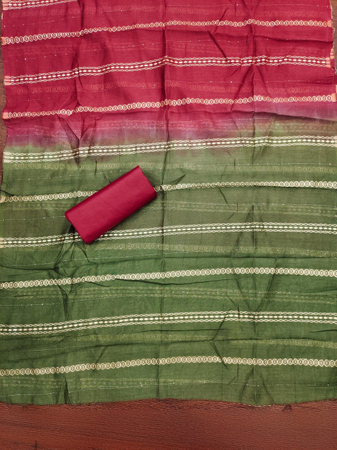 Dhaaga Ghar Embroidered Unstitched Dress Material - Image 3