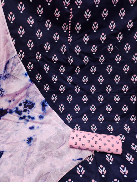 Dhaaga Ghar Printed Pure Cotton Unstitched Dress Material - Image 4