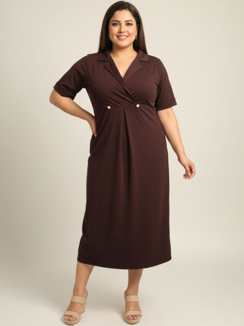 plusS A-Line Midi Dress