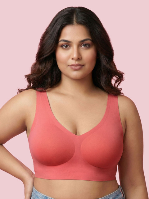 Invisi-Soft Cotton Padded Full Coverage Plus-Size Bonded Bra