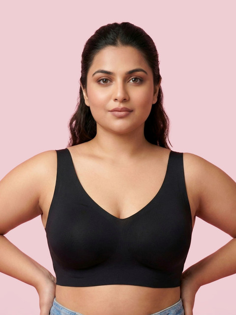 Invisi-Soft Cotton Padded Full Coverage Plus-Size Bonded Bra