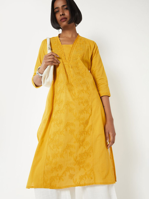 max Chikankari Kurta