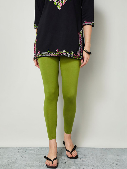 Melange by Lifestyle Women Solid Ankle Length Leggings - Image 4