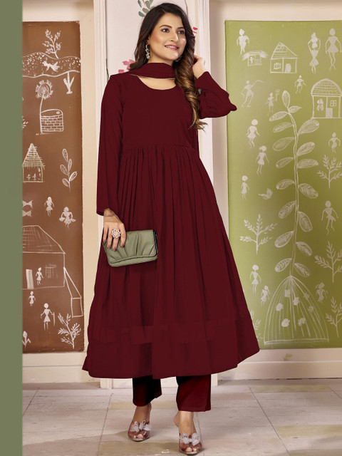 Moda Rapido Georgette A-Line Dress