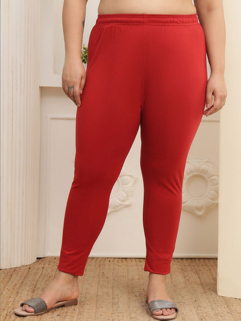 LEGITLOOKS Women Cotton Blend Solid Ankle Length Leggings