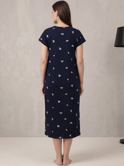 Secret Wish Maternity Hosiery Printed Nightdress - Image 6