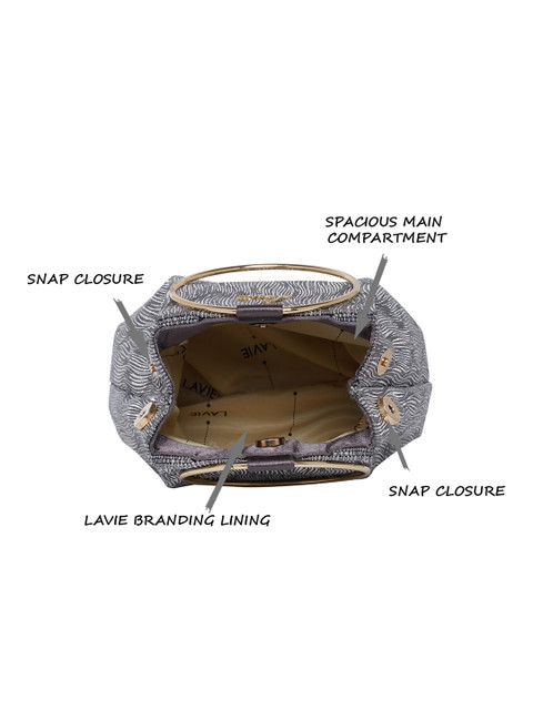 Lavie Women's Alya Large Structured Potli - Image 5