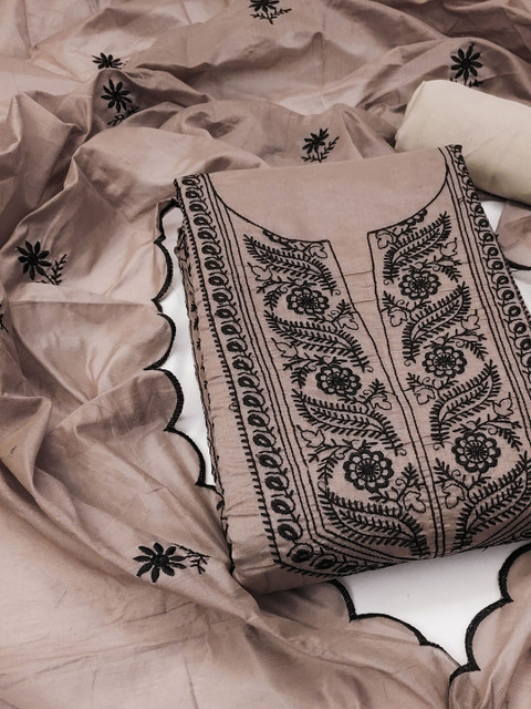 Dhaaga Ghar Embroidered Unstitched Dress Material