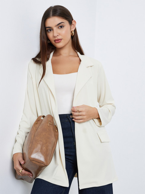 Styli Notched Lapel Single Breasted Blazer