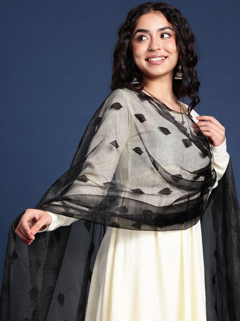 Taavi Ethnic Motifs Woven Design Dupatta