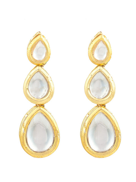 Anouk Teardrop Shaped Drop Earrings - Image 6