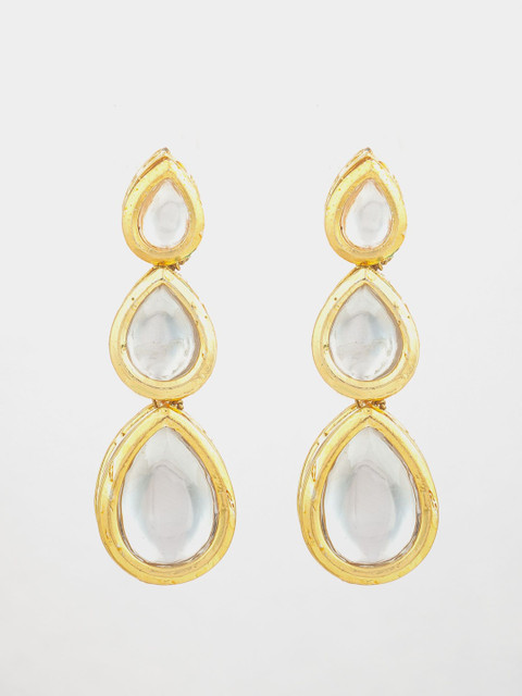 Anouk Teardrop Shaped Drop Earrings - Image 2