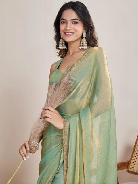 TIGER SNAKE Silk Blend Saree - Image 4