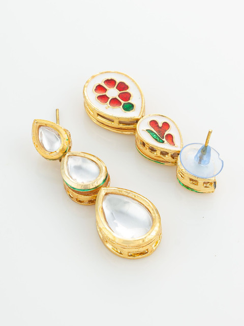 Anouk Teardrop Shaped Drop Earrings - Image 4