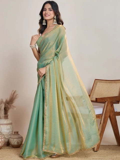 TIGER SNAKE Silk Blend Saree - Image 2