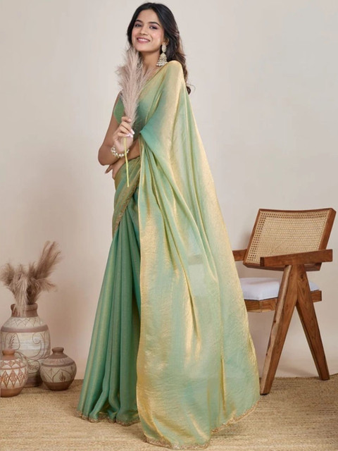 TIGER SNAKE Silk Blend Saree - Image 5