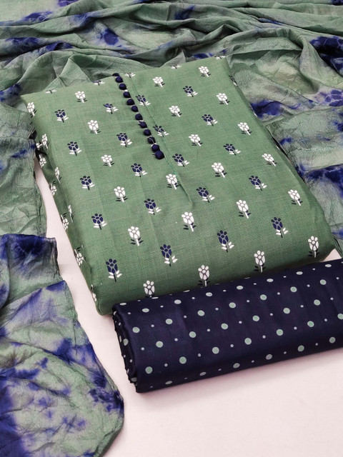 Dhaaga Ghar Printed Pure Cotton Unstitched Dress Material