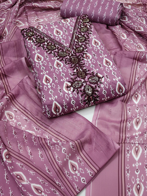 Dhaaga Ghar Printed Unstitched Dress Material