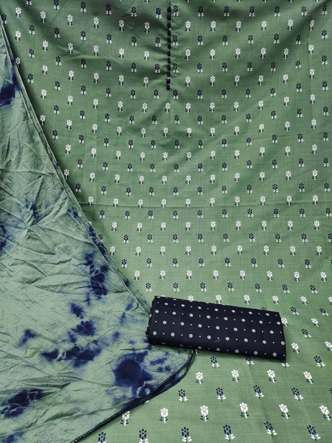 Dhaaga Ghar Printed Pure Cotton Unstitched Dress Material - Image 2