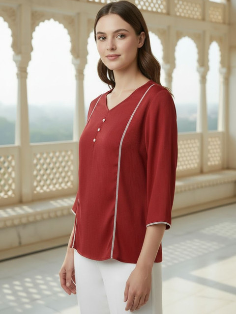 Anouk Rustic V-Neck Kurti