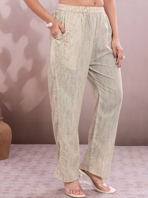 Inddus Printed Tunic With Trousers Co-Ords - Image 5