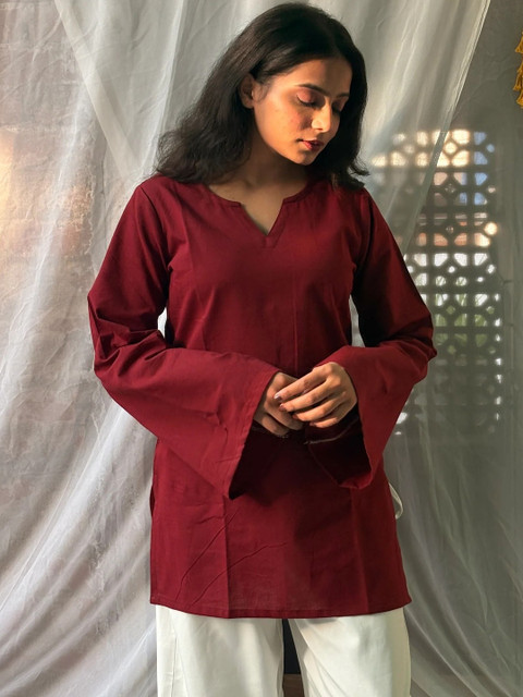 SAICHA V-Neck Kurti