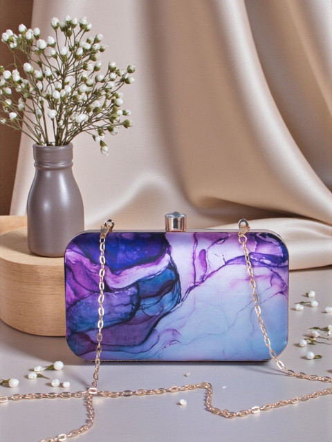 VRPS Handicrafts Embroidered Box Clutch