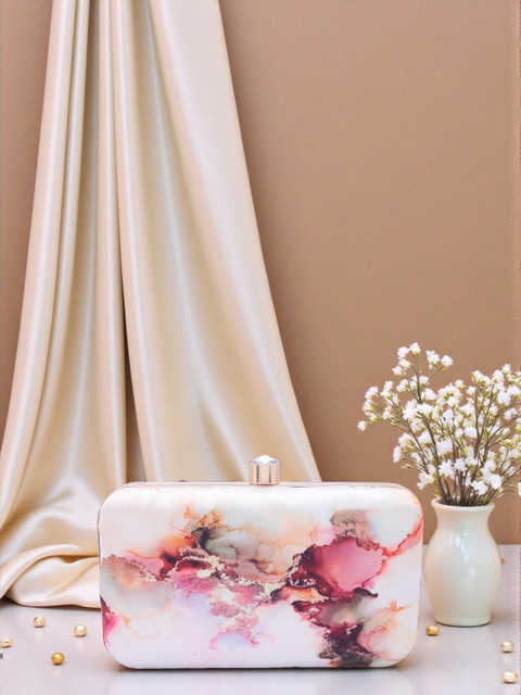 VRPS Handicrafts Embroidered Box Clutch