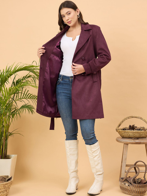 Spink Women Double-Breasted Trench Coat - Image 7