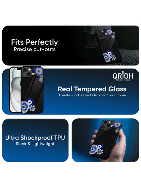 QRIOH Abstract Printed iPhone 17 Pro Max Back Case Mobile Accessories - Image 3