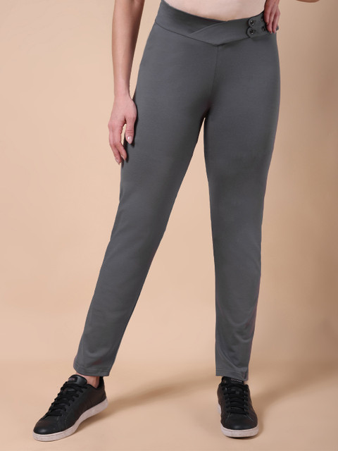 THE MAMA KLUB Women Original Tapered Fit High-Rise Maternity Trousers