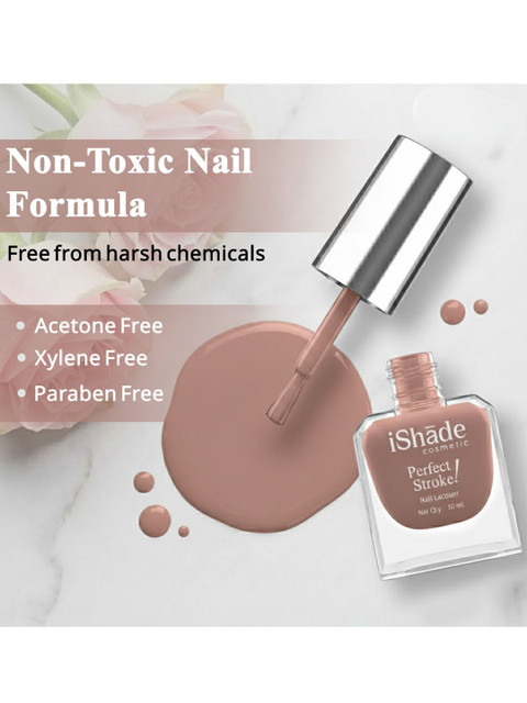 iShade Cosmetic Perfect Stroke Long Lasting Nail Lacquer - 10 ml - Shade 07