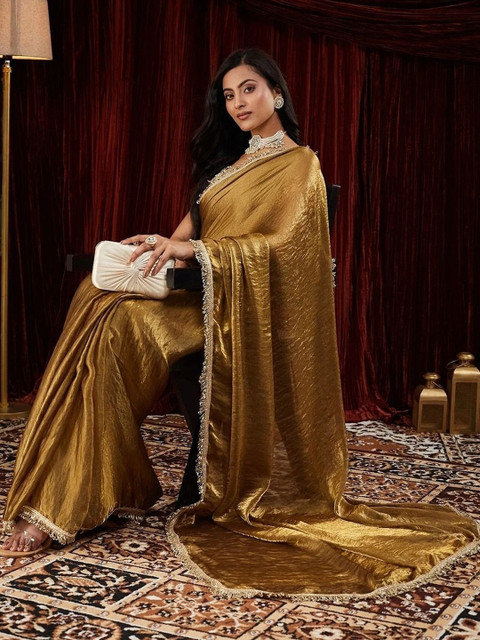Anouk Zari Tissue Saree