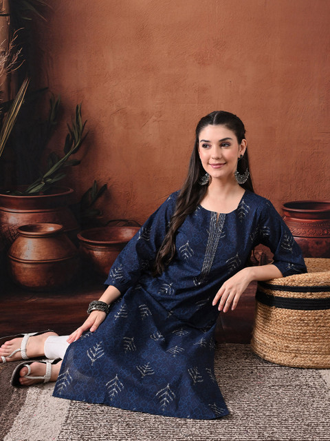 Anouk Rustic Women Ethnic Motifs Printed Kurta
