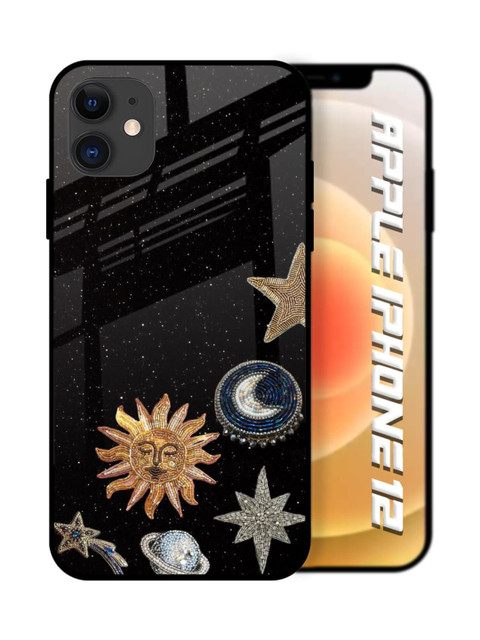 QRIOH Abstract Printed iPhone 12 Pro Max Back Case Mobile Accessories